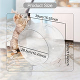 Maxbell Easy Clean Cat House Breathable Transparent Space Capsule Cat Bed for Kitten