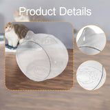 Maxbell Easy Clean Cat House Breathable Transparent Space Capsule Cat Bed for Kitten