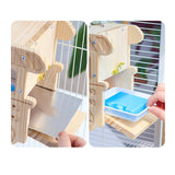 Maxbell Summer Cooling Bird House Bird Nest Parrot Shelter for Patio Garden Backyard