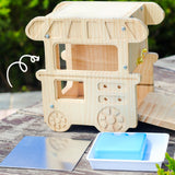 Maxbell Summer Cooling Bird House Bird Nest Parrot Shelter for Patio Garden Backyard