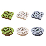 Maxbell Cat Puzzle Toy Felt Exercise Maze Game for Indoor Cats