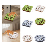 Maxbell Cat Puzzle Toy Felt Exercise Maze Game for Indoor Cats