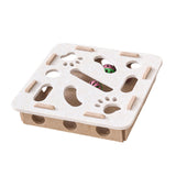 Maxbell Cat Puzzle Toy Felt Exercise Maze Game for Indoor Cats