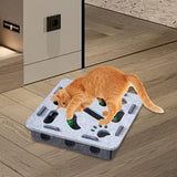 Maxbell Cat Puzzle Toy Felt Exercise Maze Game for Indoor Cats