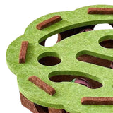 Maxbell Cat Puzzle Toy Felt Exercise Maze Game for Indoor Cats