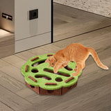 Maxbell Cat Puzzle Toy Felt Exercise Maze Game for Indoor Cats