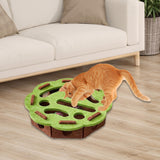 Maxbell Cat Puzzle Toy Felt Exercise Maze Game for Indoor Cats