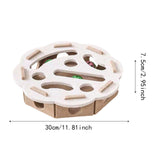 Maxbell Cat Puzzle Toy Felt Exercise Maze Game for Indoor Cats