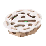 Maxbell Cat Puzzle Toy Felt Exercise Maze Game for Indoor Cats