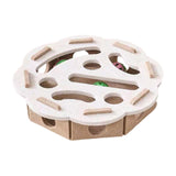 Maxbell Cat Puzzle Toy Felt Exercise Maze Game for Indoor Cats