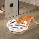 Maxbell Cat Puzzle Toy Felt Exercise Maze Game for Indoor Cats