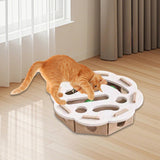 Maxbell Cat Puzzle Toy Felt Exercise Maze Game for Indoor Cats