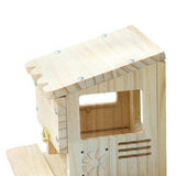 Maxbell Wooden Parrot House Cooling with Ice Pack Parakeets Outside Garden Birdhouse