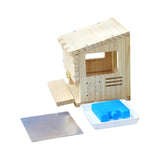 Maxbell Wooden Parrot House Cooling with Ice Pack Parakeets Outside Garden Birdhouse
