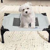Maxbell Elevated Dog Bed Stylish Washable Portable Cat Bed for Small Pet Puppy Dogs S 56cmx42cmx18cm