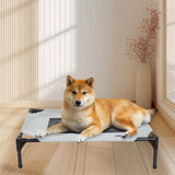 Maxbell Elevated Dog Bed Stylish Washable Portable Cat Bed for Small Pet Puppy Dogs S 56cmx42cmx18cm