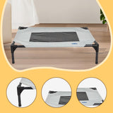 Maxbell Elevated Dog Bed Stylish Washable Portable Cat Bed for Small Pet Puppy Dogs S 56cmx42cmx18cm