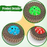 Maxbell 3Pcs Cat Balls Attract and Engage Indoor Cats Interactive for Kitty Training