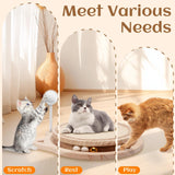 Maxbell Cat Scratcher Board Pet Gift Physical Exercise Cat Scratcher Interactive Toy