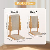Maxbell Cat Scratcher Lounge Bed Scratcher Board Pad for Kitten Indoor Cats Pet Gift S