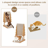 Maxbell Cat Scratcher Lounge Bed Scratcher Board Pad for Kitten Indoor Cats Pet Gift S