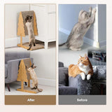 Maxbell Cat Scratcher Lounge Bed Scratcher Board Pad for Kitten Indoor Cats Pet Gift L