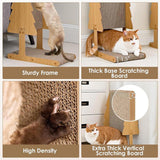 Maxbell Cat Scratcher Lounge Bed Scratcher Board Pad for Kitten Indoor Cats Pet Gift L