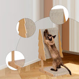 Maxbell Cat Scratcher Lounge Bed Scratcher Board Pad for Kitten Indoor Cats Pet Gift L