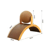 Maxbell Rabbit Scratch Toy Protect Furniture Cat Scratcher for Kitten Indoor Playing