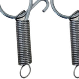 Maxbell 100Pcs Cage Door Spring Latch Hooks Steel Metal for Ferret Chinchilla Parrot 2cmx5cm