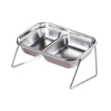 Maxbell Elevated Cat Bowls Stainless Steel Dog Feeder Stable Cat Food and Water Bowl