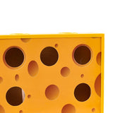 Maxbell Electric Cat Interactive Toy Cheese Box Playing Lightweight Cardboard Design 28.5x28.5x7.5 cm