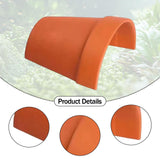 Maxbell Reptile Hide Ornament Decorative Turtle Hidden for Gecko Reptiles Amphibians L