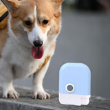 Maxbell Dog Food Feeder Easy to Use Multifunctional Outdoor Portable Snack Container Blue