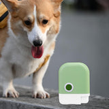 Maxbell Dog Food Feeder Easy to Use Multifunctional Outdoor Portable Snack Container Green