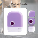 Maxbell Dog Food Feeder Easy to Use Multifunctional Outdoor Portable Snack Container Purple