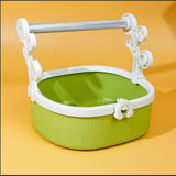Maxbell Bird Perch Stand Parrots Exercise for Conures Cockatiels Small Medium Parrot Green