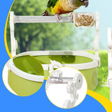 Maxbell Bird Perch Stand Parrots Exercise for Conures Cockatiels Small Medium Parrot Green