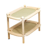 Maxbell Double Layer Activity Center Spacious Playing Cat Scratcher Bed for Pet Toys