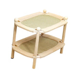 Maxbell Double Layer Activity Center Spacious Playing Cat Scratcher Bed for Pet Toys
