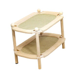 Maxbell Double Layer Activity Center Spacious Playing Cat Scratcher Bed for Pet Toys