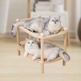 Maxbell Double Layer Activity Center Spacious Playing Cat Scratcher Bed for Pet Toys