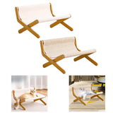 Maxbell Cat Hammock Bed Floor Standing Cat Lounge Chair for Puppy Rabbit Indoor Cats Sisal