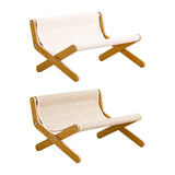 Maxbell Cat Hammock Bed Floor Standing Cat Lounge Chair for Puppy Rabbit Indoor Cats Sisal