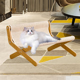 Maxbell Cat Hammock Bed Floor Standing Cat Lounge Chair for Puppy Rabbit Indoor Cats Sisal