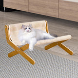 Maxbell Cat Hammock Bed Floor Standing Cat Lounge Chair for Puppy Rabbit Indoor Cats Sisal
