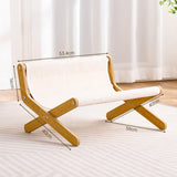 Maxbell Cat Hammock Bed Floor Standing Cat Lounge Chair for Puppy Rabbit Indoor Cats Synthetic Fiber