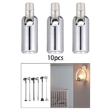 Maxbell 10Pcs Steering Head Professional Repair Parts Chandeliers Part for Accessory Chrome