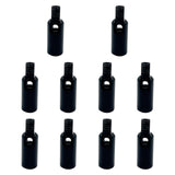 Maxbell 10Pcs Steering Head Professional Repair Parts Chandeliers Part for Accessory Black