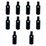 Maxbell 10Pcs Steering Head Professional Repair Parts Chandeliers Part for Accessory Black